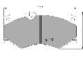 Garnitura Frana Disc 26.G 20784*