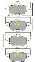 Set Garnituri Frana Disc - chevrolet, opel, vauxhall