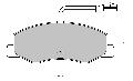 Garnitura Frana Disc 26.G 25172/2(25173)SES